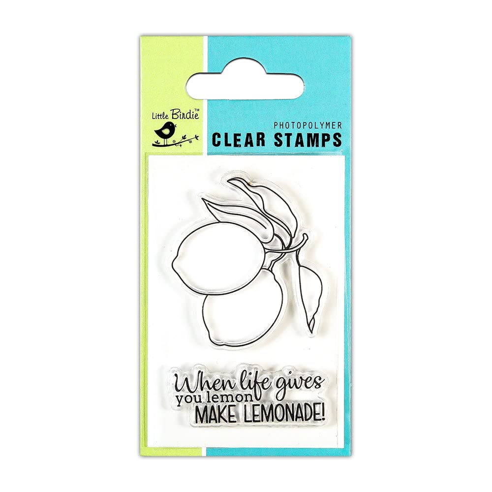 Itsy Bitsy Clear Stamp Make Lemonade 2X3 3Pcs (Pack Of 2)
