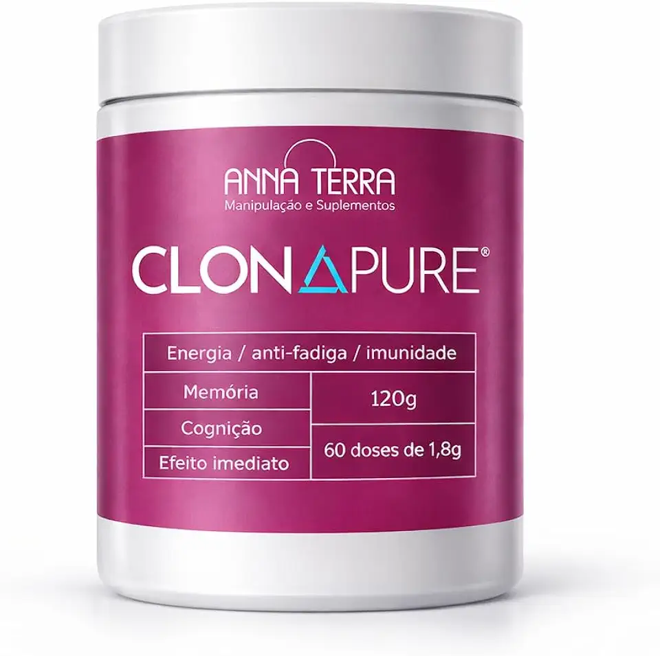 Clonapure Creatina de efeito imediato 120g - 60 DOSES - COM SELO DE AUTENTICIDADE