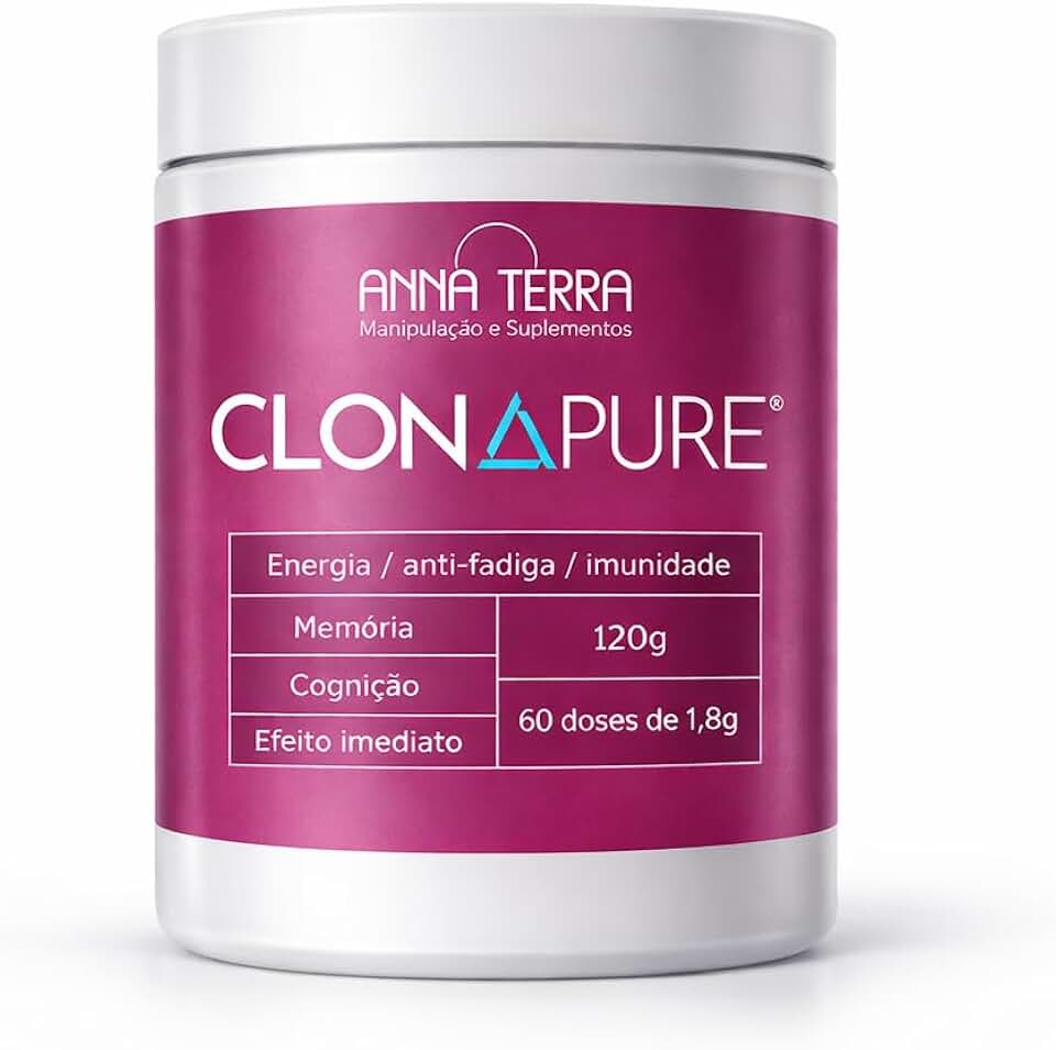 Clonapure Creatina de efeito imediato 120g - 60 DOSES - COM SELO DE AUTENTICIDADE