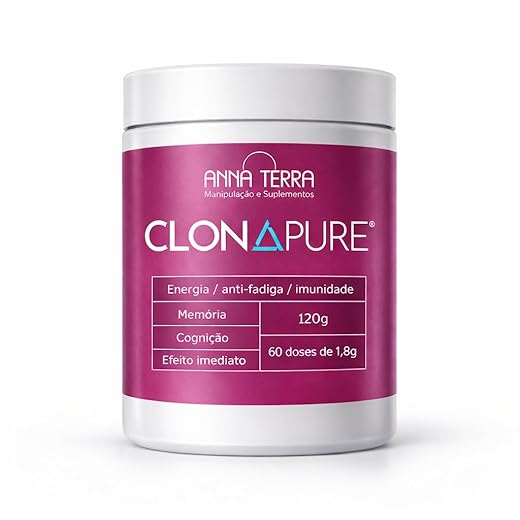 Clonapure Creatina de efeito imediato 120g - 60 DOSES - COM SELO DE AUTENTICIDADE