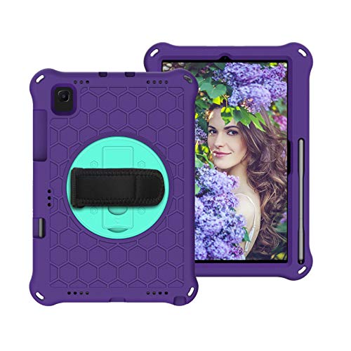 Étui Samsung Galaxy Tab S6 Lite 10.4 2020 violet et turquoise SM-P610