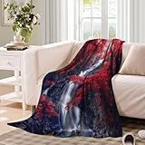 Zoom IMG-2 ctamm foglie scarlatte coperta 50x60inch Zoom IMG-2 ctamm foglie scarlatte coperta 50x60inch