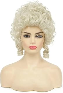 Light Blonde Curly Cosplay Wig for Parties, Photoshoots and More
