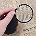 Pocket Magnifying Glass, Folding Magnifier Loupe with Protective Case for Reading, Inspection