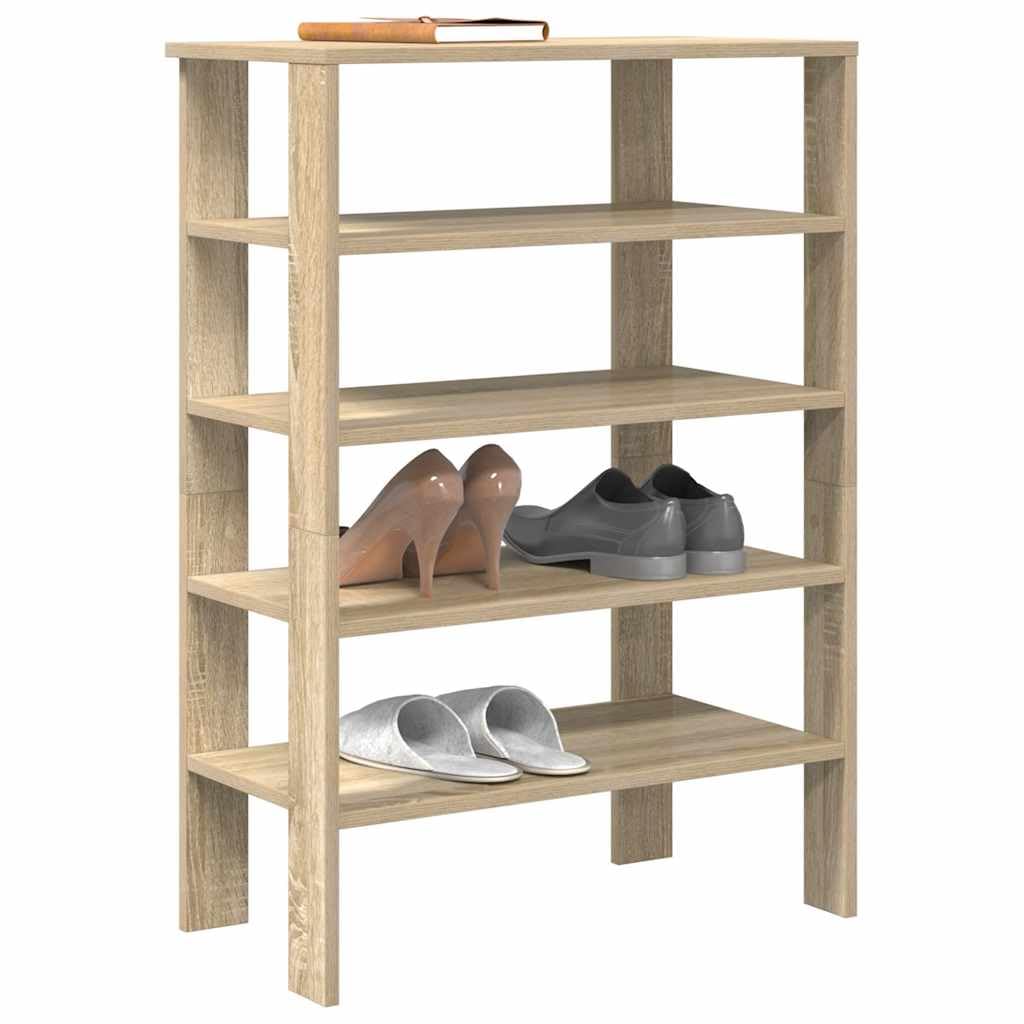 Stojak na buty dąb sonoma 61 x 32 x 87,5 cm drewno inżynieryjne