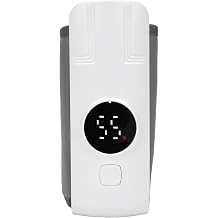 Portable Milk Bottle Warmer, 6 Temperature Levels 360 Even Heating Waterless Electric Milk Heater with Night Light for Baby Travel Home Outdoor Use
