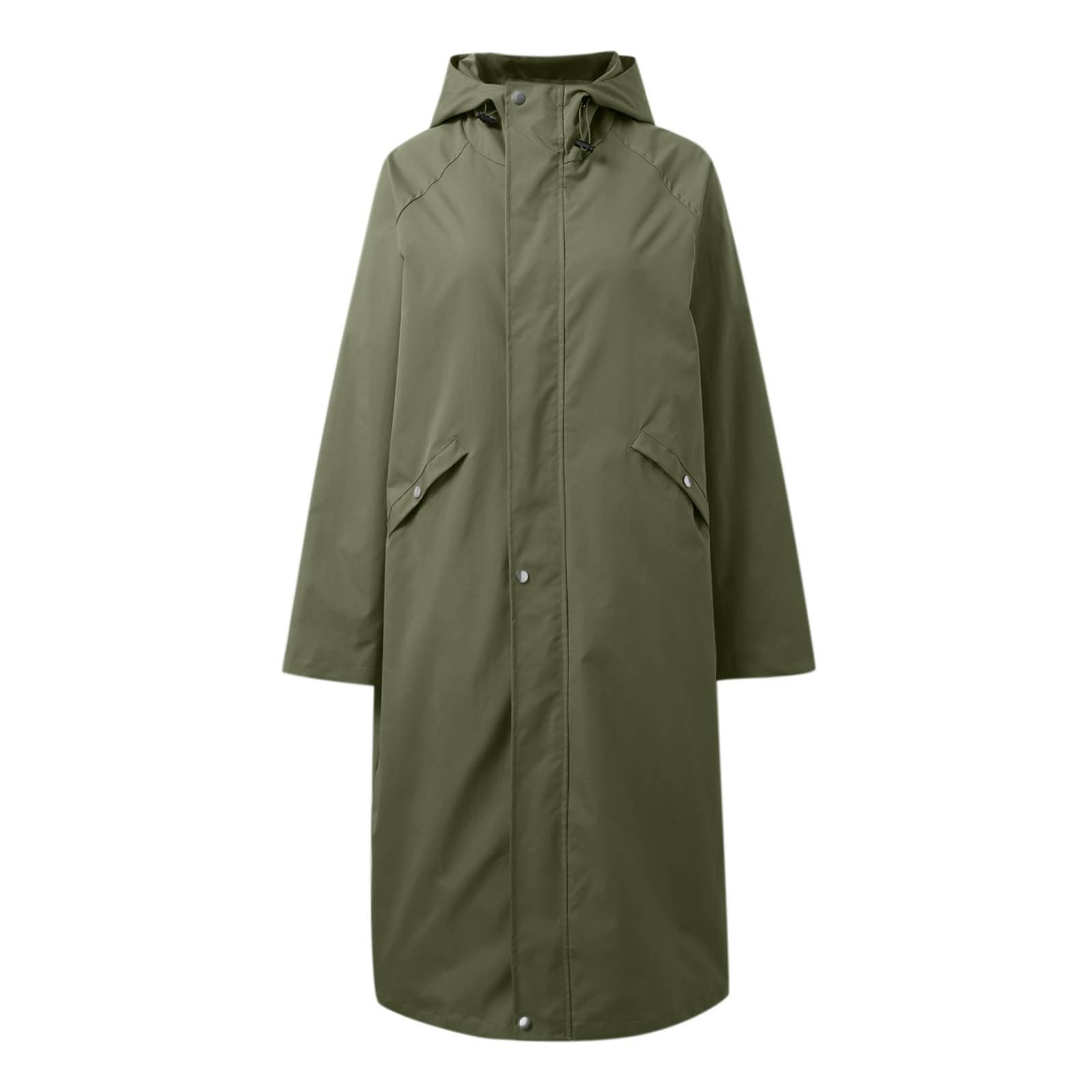 Generisch Regenmantel Damen Winddichter Damenponcho Für Outdoor Fahrrad Regenbekleidung Wasserdichter Mantel Mit Kapuze Schnell Trocknend Für Wandern, Radfahren, Camping Und Reisen