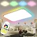 Produktbild Froadp 48W Ultraslim LED Deckenleuchte Flur Wohnzimmer Kinderzimmer Wand-Deckenlampe Schlafzimmer Küche Licht(48W RGB)