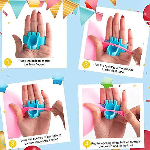 2 Sets Balloon Column Stand Kit, Balloon Stand, Balloon Arch Stand, 7 Feet Height Adjustable Balloon Tower Pillar with Reusable Metal Telescopic Design for Party Decoration - Image 5