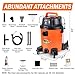 Armor All 6-Gallon* 5.5 Peak HP† 3-in-1 Wet/Dry/Upholstery Shampoo Vacuum Cleaner – VK609PFR 0901