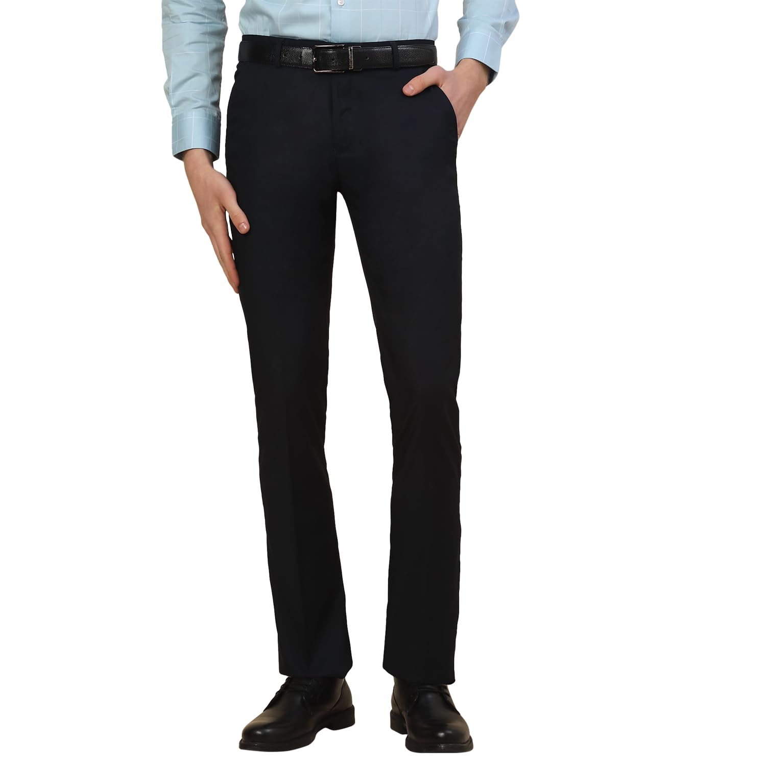 cantabil Formal Trouser for Men Navy Blue-picture-38