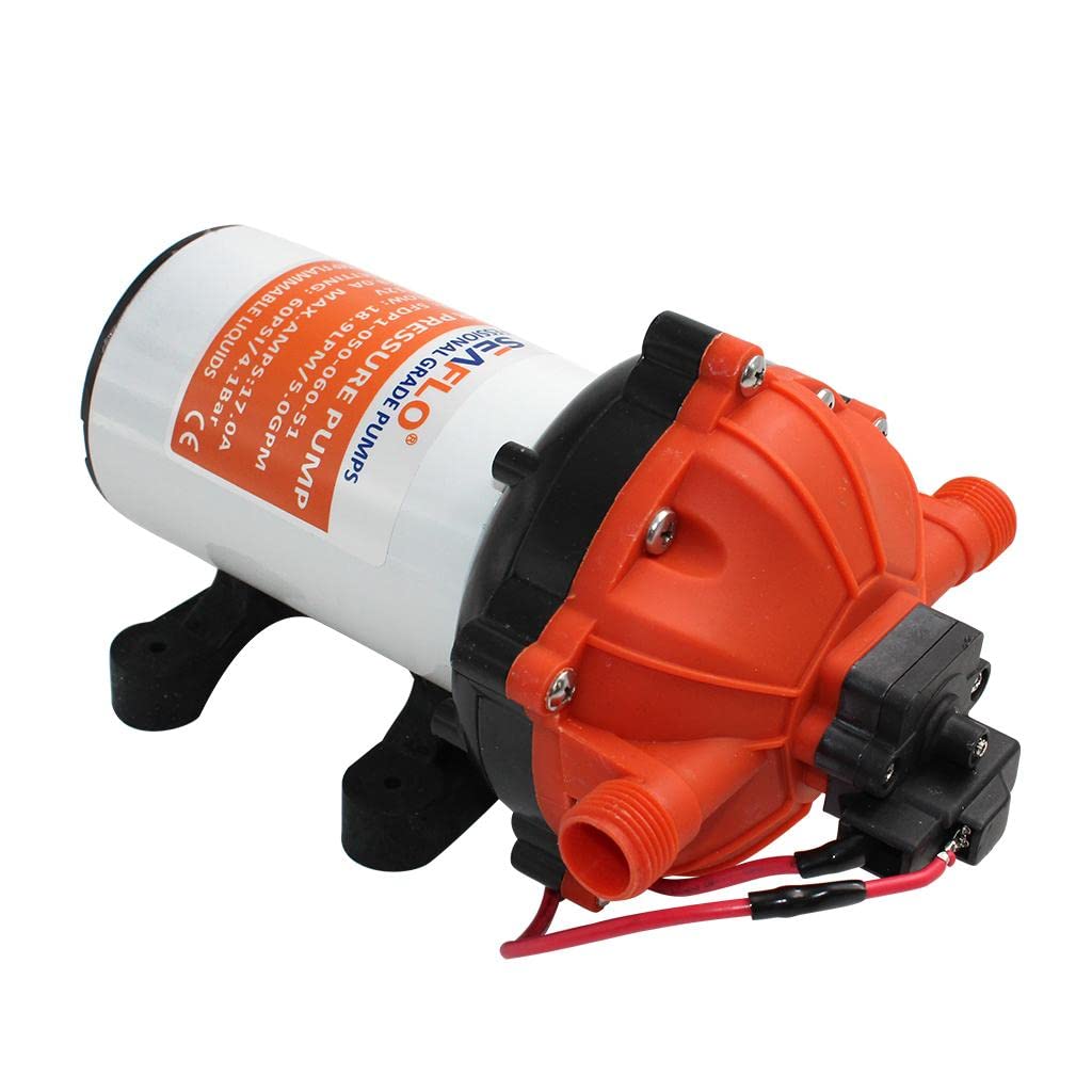 Marine 24V 5 0 GPM 60 PSI Water Pressure Diaphragm Pump With 1 2 NPT marine-24v-5-0-gpm-60-psi-water-pressure-diaphragm-pump-with-1-2-npt