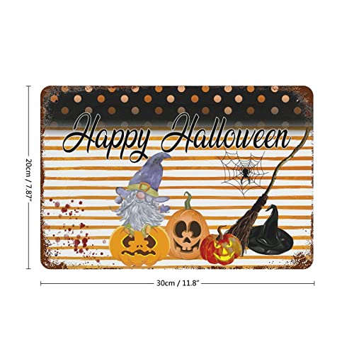 Panneau en aluminium Happy Halloween rigide grand format 30x45 cm - 3
