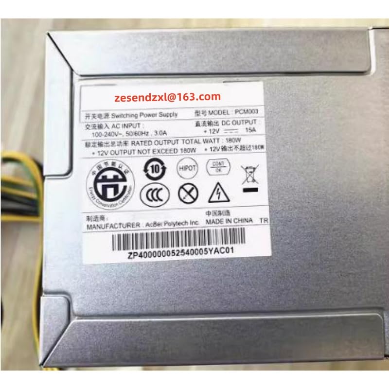 Équipement de bureau PCM003 180W alimentation pc et accessoires de bureau