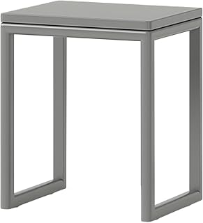Soporte para Robot Aspirador Armario de Almacenamiento Madera Maciza Armario Oculto Al Vacío Robot Rodillo de Empuje y Tracción para Sala de Estar Balcón(Gray)