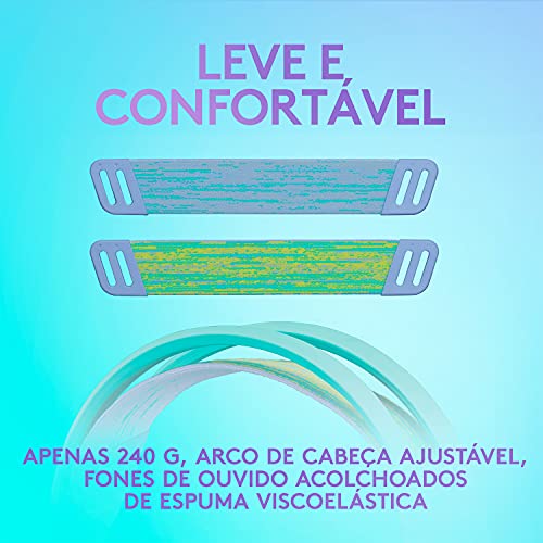 Headset Gamer Logitech G335 com Almofadas com Espuma de Memória, Design Leve e Conexão 3,5mm para PC