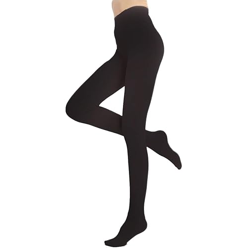 Blostirno Women's Fleece Lined Tights Thermal Pantyhose Leggings Opaque Winter Warm Thick Stockings Tights
