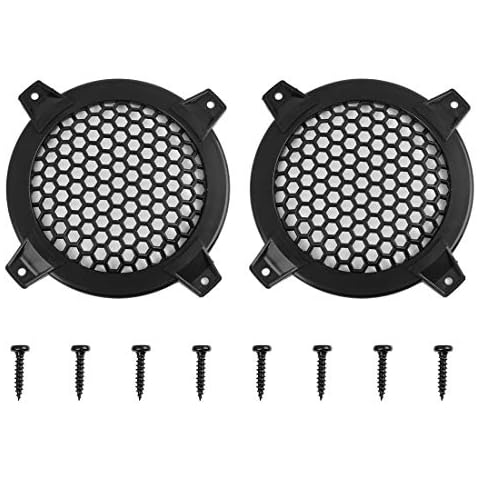 X AUTOHAUX 5-inch Speaker Mesh Covers Cover