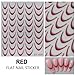 8 Sheets Gradient French Tip Nail Stickers for Nail Art French Line Nail Stickers Colorful Curved Lines Nail Decals Self-Adhesive Nail Tips Guides Stripe Lines Sliders for Women DIY Nails Accessories