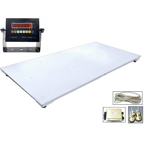 Miniatura 8 de SellEton SL-4x4-10k-NN 48 x 48 pulgadas4 x 4 pies indicador de metal para envío de almacén e industrial resistente 10000 libras x 1 libra