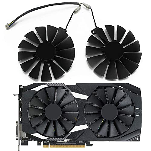 Cavabien 95mm T129215SM 12V 0.25A 4Pin GPU Graphic Card Cooler Fan for ASUS Strix RX 470 RX 570 RX 580 GTX 1050Ti GTX 1070Ti GTX 1080Ti Gaming Graphics Card Cooling Fan