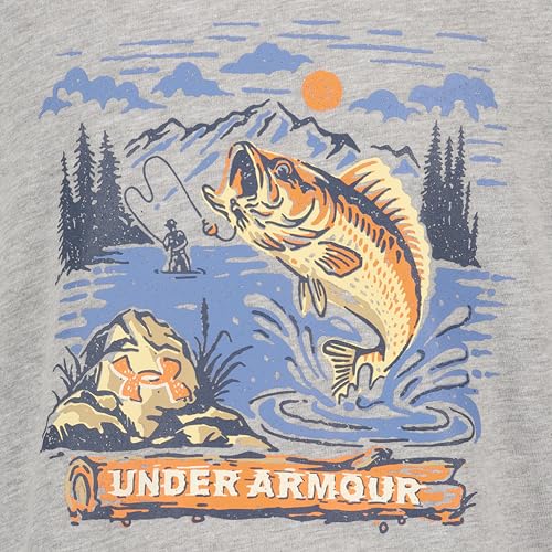 Image of Under Armour Boys' Long Sleeve Graphic T-Shirt, Lightweight & Breathable, Outdoor Collection