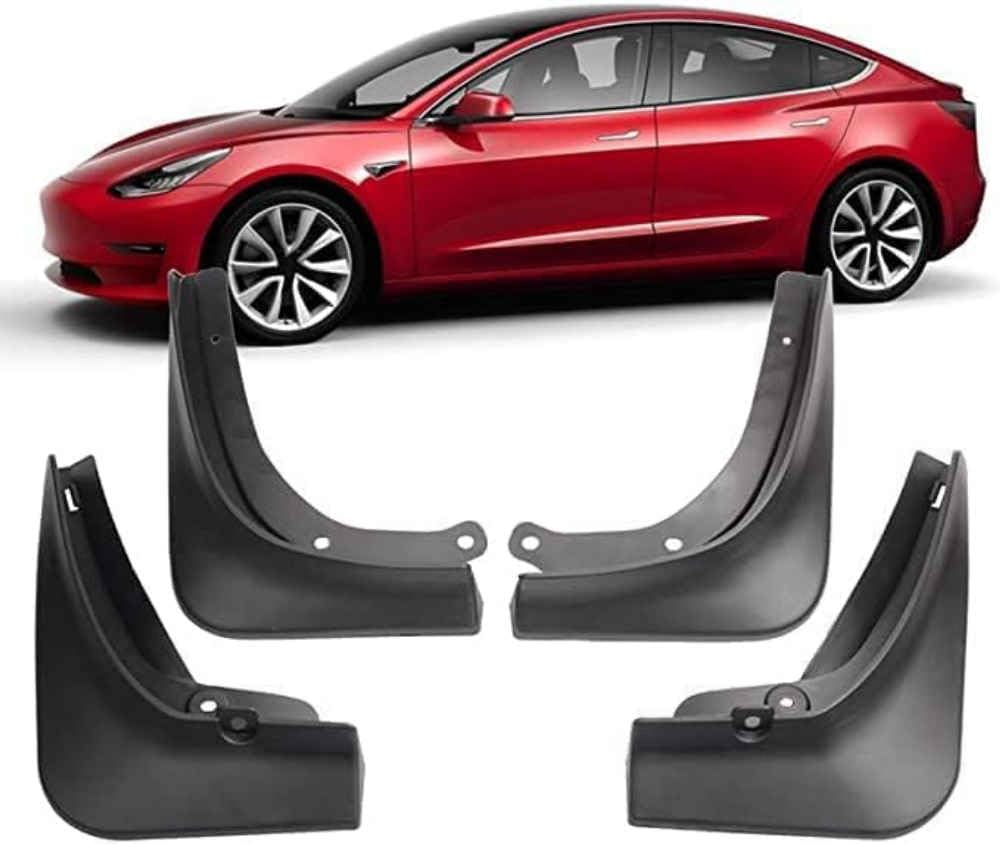 Guardabarros Tesla Model 3 2022-2018 delantero trasero anti suciedad