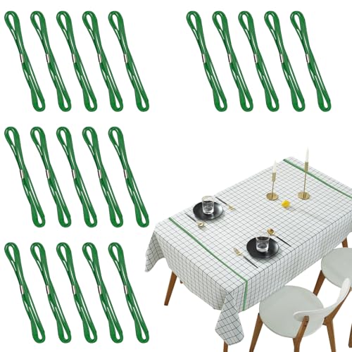 ELANE 20 Pcs Picnic Tablecloth Clips for Outdoor Tables,Picnic Table Clips for Tablecloth Clamps
