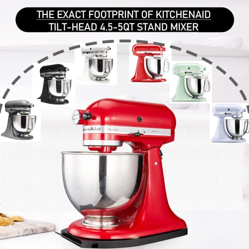 Mixer Slider for KitchenAid Stand Mixer 4.5-5 Qt,Sliding Tray Kitchen Appliance Slide Tray Mixer Mover with Smooth Rolling Wheels for Tilt-Head Stand Mixer, KitchenAid Artisan Tilt-Head Mixer by Flyisland - Used condition - Image 4