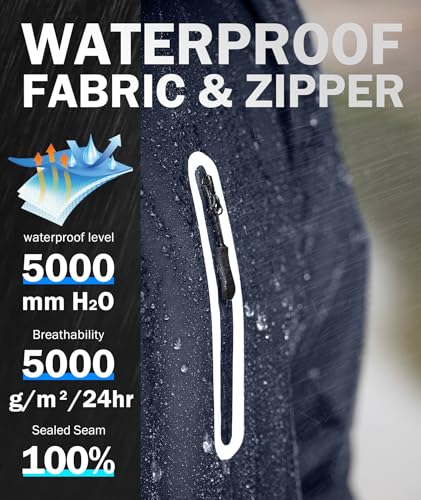 ZITY Rain Suit for Men Women Unisex Waterproof Golf Rain Gear Lightweight Breathable Mesh Waterpoof Zipper Pockets2