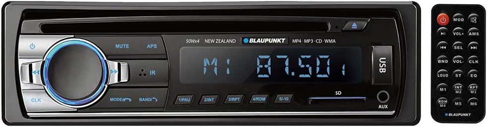 BLAUPUNKT MMLP13BD Car Audio Double DIn 2DIN 6.2 Touchscreen DVD MP3 CD Stereo Bluetooth with HD Backup Camera (Blaupunkt New Zealand Single Din, Blaupunkt New Zealand 50WX4 Single Din Bluetooth)