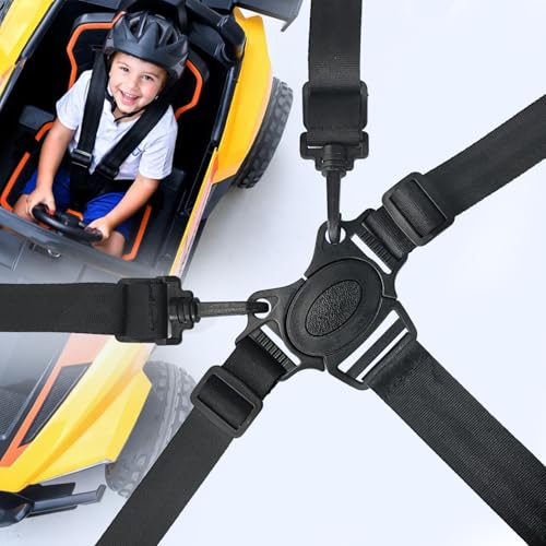 image for ZChiMiao Portable Adjustable Seat Belt for Kids Ride on Power Wheels T
