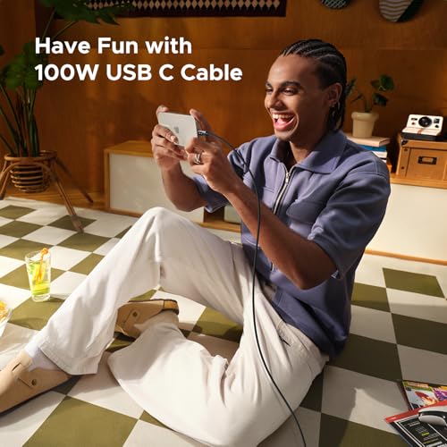 UGREEN Uno USB C to USB C Cable 100W Fast Charging Cable Type C Charging Cord with LED Display for iPhone 17/17 Air/17 Pro/17 Pro Max/16, MacBook Pro/Air, iPad Pro/Air, Galaxy S25 Ultra 10FT Black by UGREEN - Image 8
