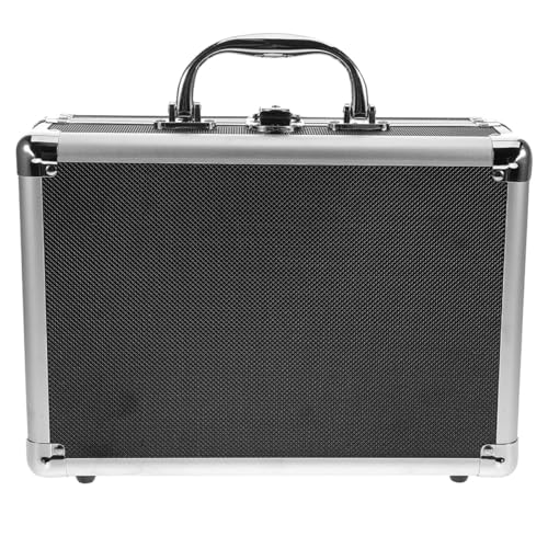 COHEALI Aluminum Lockable Toolbox with Handle, Medium Size