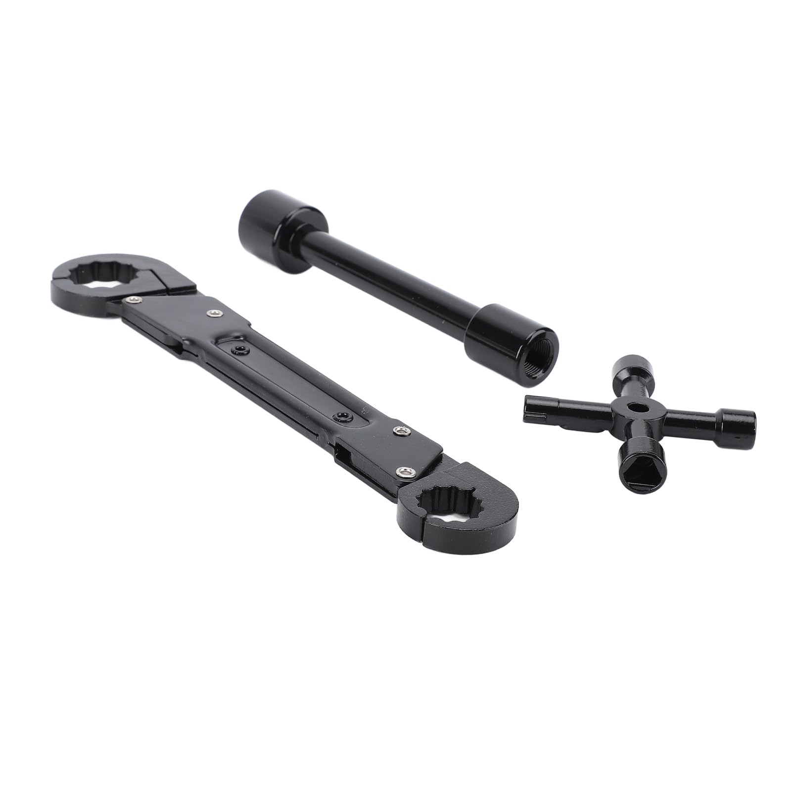 aqxreight Outils de Plomberie Clé d'arrêt d'angle en Acier Kit de clé 'angle sur de Plombier Professionnel Outils pour Projets de Canalisations S'adapte à Divers écrous 'alimentation avec