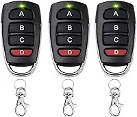 Kit Controle Copiador P/Garagem Portão Eletronico E Alarme 433mhz Universal