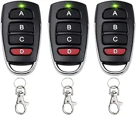 Kit Controle Copiador P/Garagem Portão Eletronico E Alarme 433mhz Universal