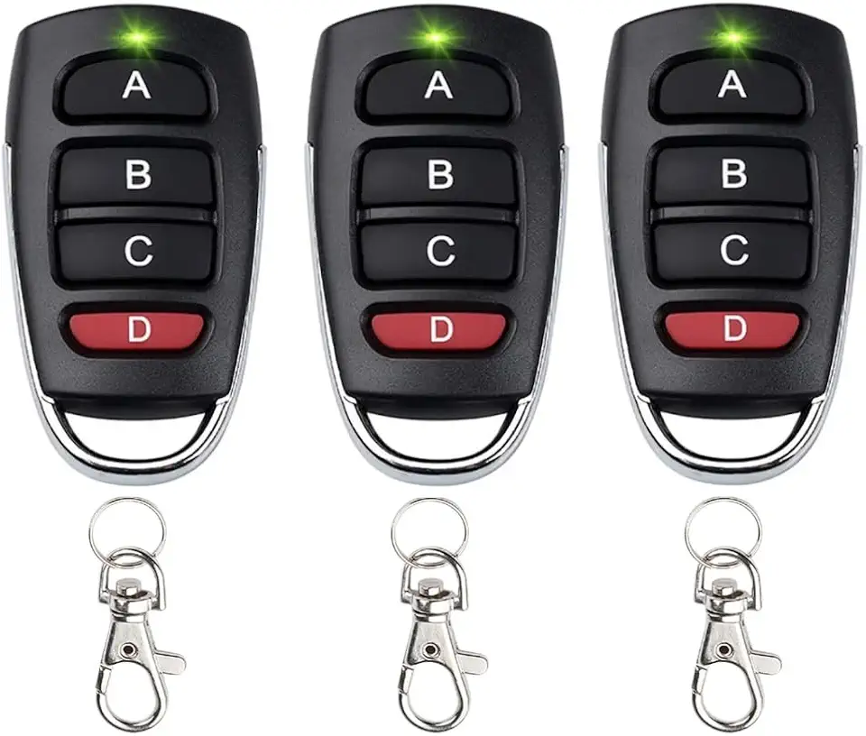 Kit Controle Copiador P/Garagem Portão Eletronico E Alarme 433mhz Universal