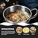 ABOOFAN Mixing Bowl with Handle Stainless Steel Ramen Pot for Home Cooking for Salad Instant Noodles and More Suitable for All Stove