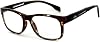 Alumni RX06 Optical-Quality Reading Glasses with Aluminum Frames for Men Tortoise 2.50