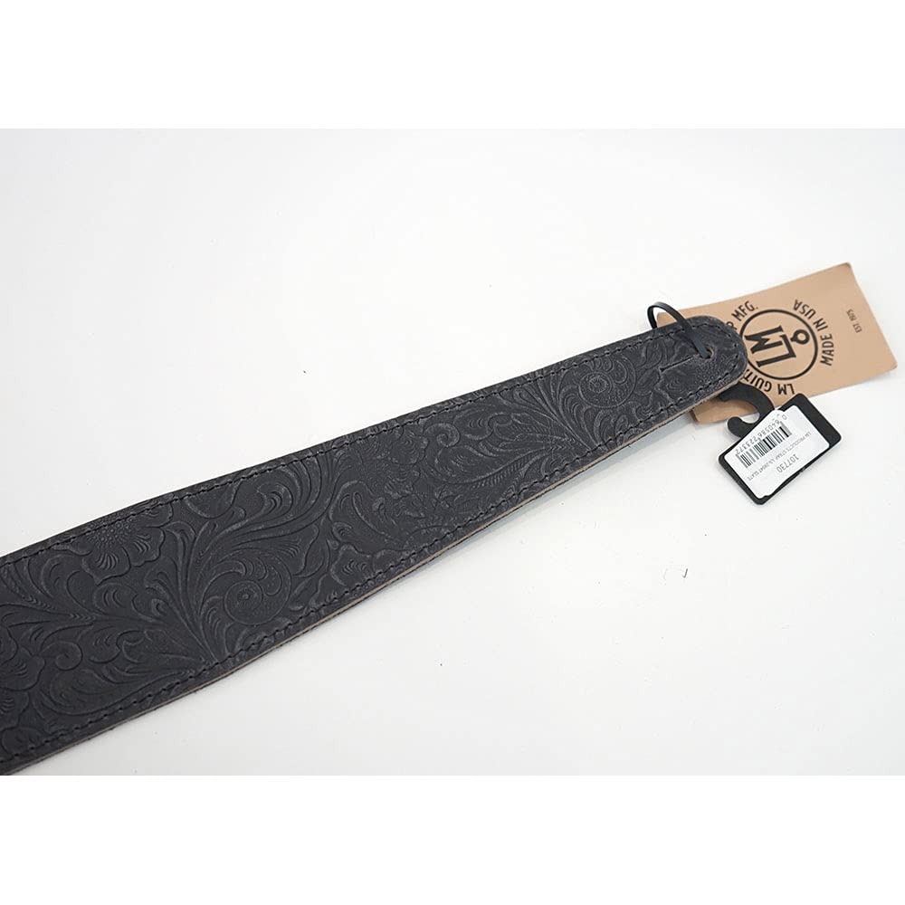 Amazon | LM Products ギターストラップ Classic Leather - Tooled