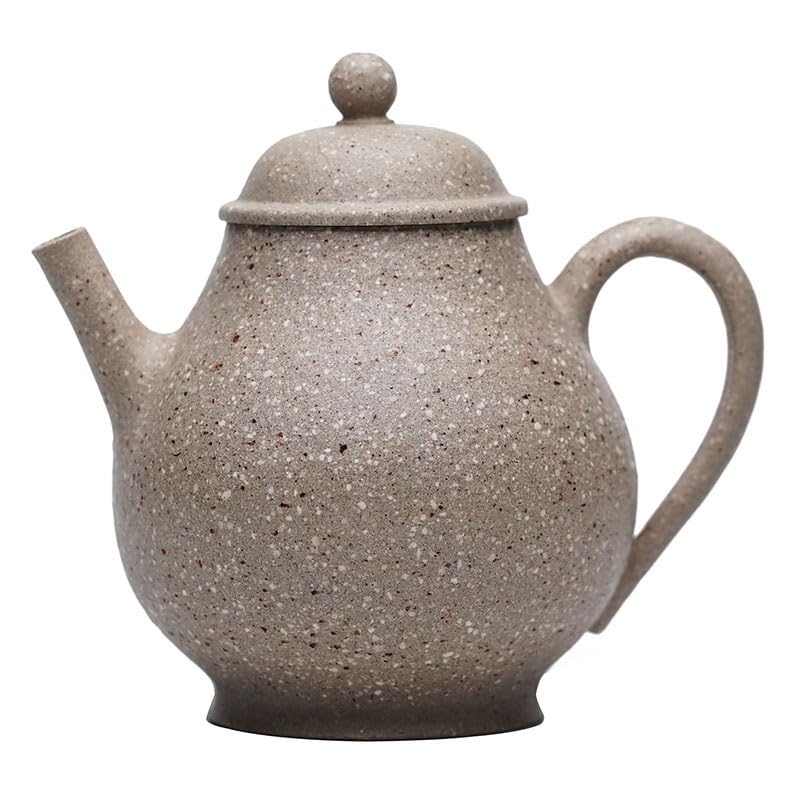 Teiere Teiere di Argilla Viola da 270 ml Pentola Fatta a Mano Minerale Grezzo Sabbia Grossa Giada Bianca Segmento Fango Bollitore Filtro Zisha Set da tè Teiere Caffettiera Teiera
