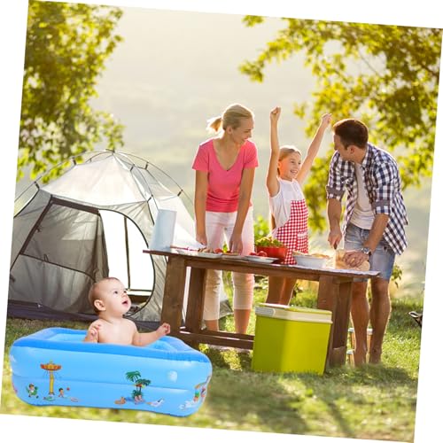 Piscine gonflable double couche compacte pour petits espaces extérieurs - 5