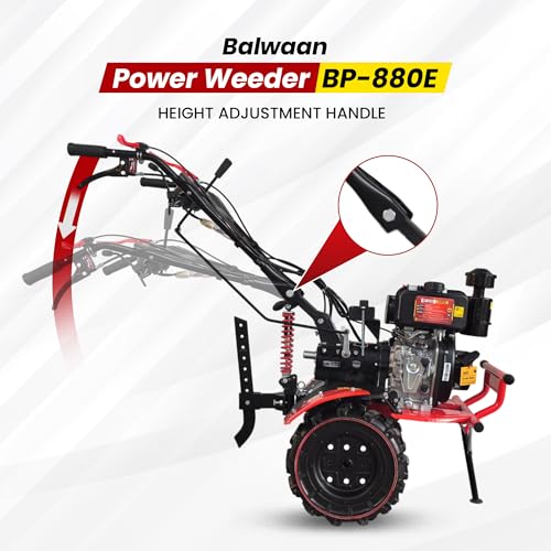 Image of Balwaan Krishi 4 Stroke 6HP Diesel Power Weeder | Electric Start| BP-880E