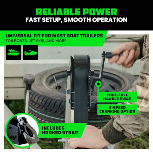 Rhino USA 2-Speed Boat Winch