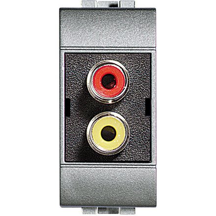 Preisvergleich Produktbild Legrand Steckdose Living&Light Grau NT4269R