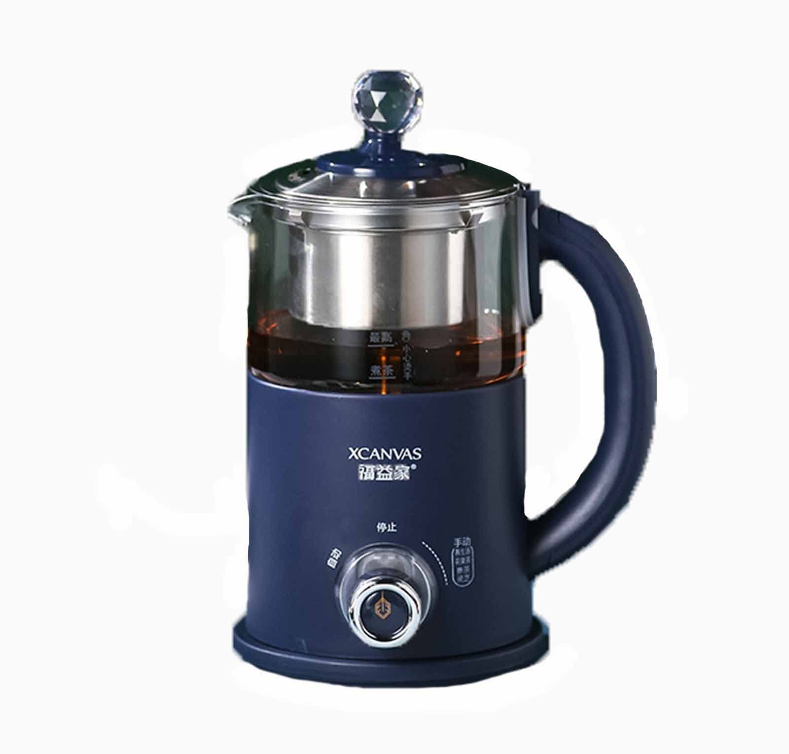 Hervidor eléctrico tetera doméstica tetera multifunción hervidor de control de temperatura totalmente automático con filtro A, 600 ml (Color: B, hervidor de agua