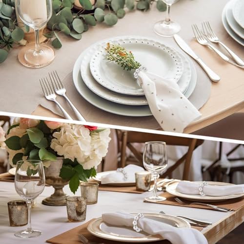 Pearl Napkin Rings, 12 Pcs Pearl Napkin Ring Holders christmas Rings Napkin Buckles Table Decor Napkin Buckles Table Decor for Dinner Wedding Banquet Party Thanksgiving Christmas, 3CM - Cosy Home Interiors Pearl Napkin Rings, 12 Pcs Pearl Napkin Ring Holders christmas Rings Napkin Buckles Table Decor Napkin Buckles Table Decor for Dinner Wedding Banquet Party Thanksgiving Christmas, 3CM - Image 5