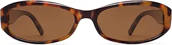 Retro Rectangle Sunglasses for Women Men Polarized Oval Sunnies AP3742