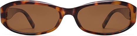 Retro Rectangle Sunglasses for Women Men Polarized Oval Sunnies AP3742